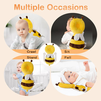 BLISS BABY® | Baby Back Head Protector Toddlers Head Safety Pad Cushion Flexible Strap