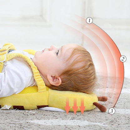 BLISS BABY® | Baby Back Head Protector Toddlers Head Safety Pad Cushion Flexible Strap